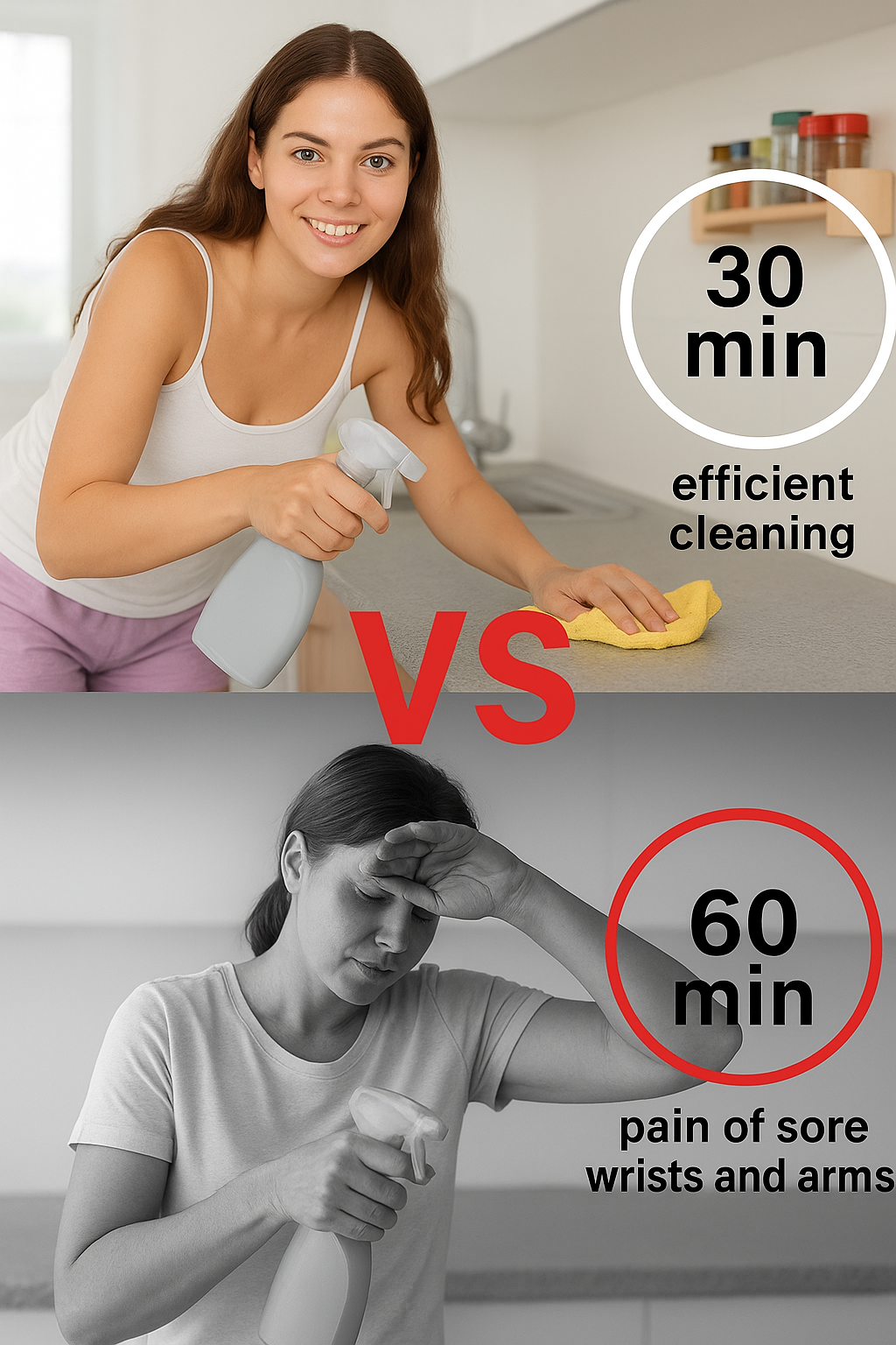 Electric Rotary Cleaning Brush – Multi-Purpose Power Scrubber