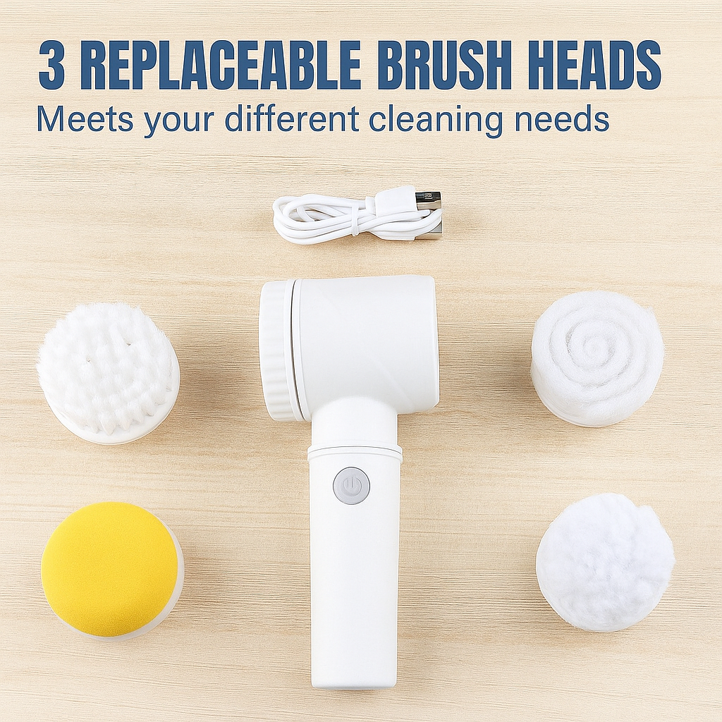 Electric Rotary Cleaning Brush – Multi-Purpose Power Scrubber